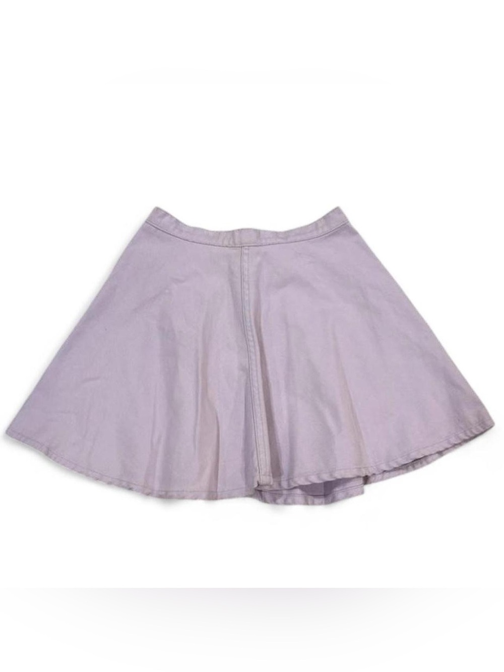 2000’s American Apparel denim skater skirt in lilac